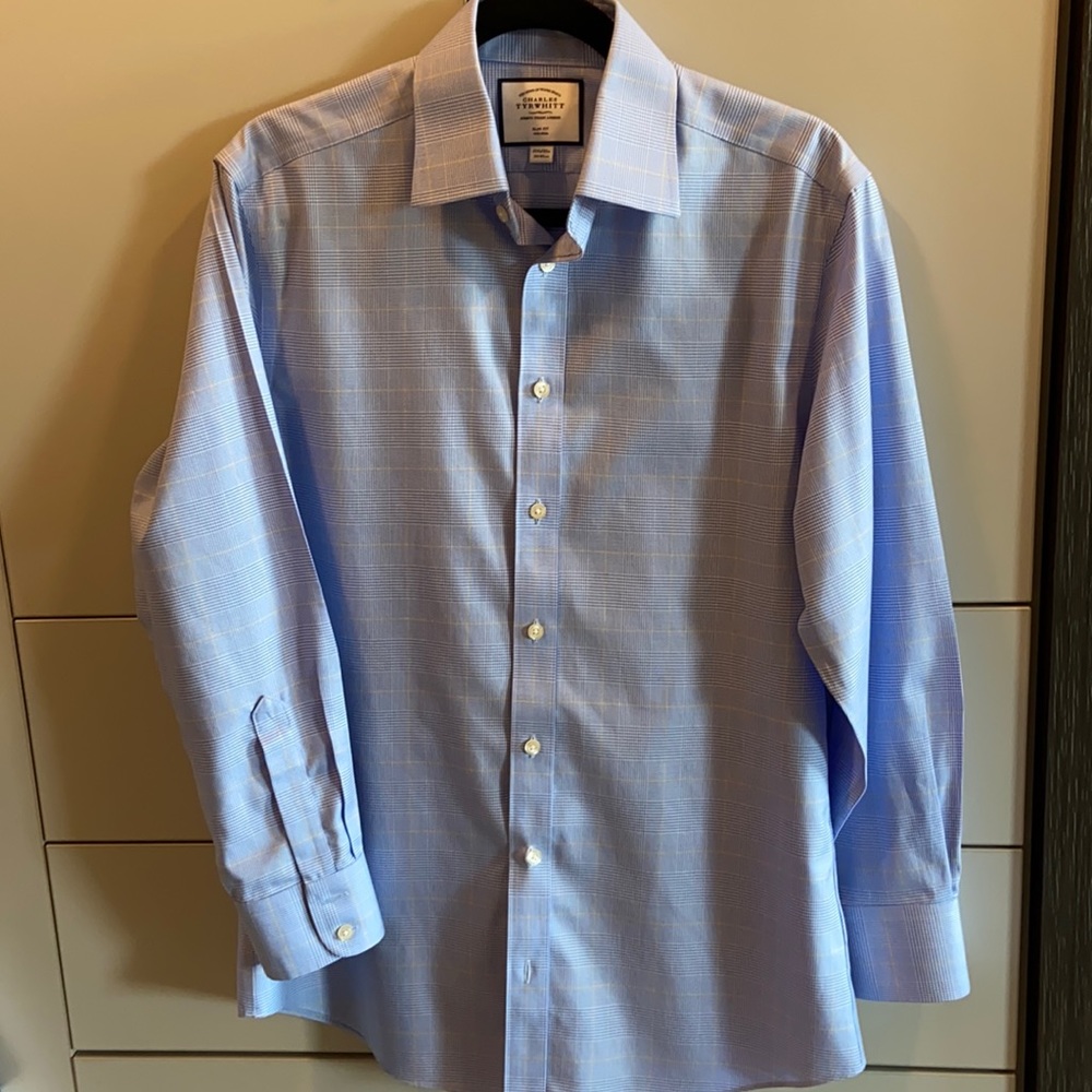 UNWORN Charles Tyrwhitt Slim Fit Dress Shirt, 15.5/32